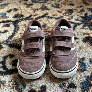 Vans Brown Children’s Velcro Straps Sneaker